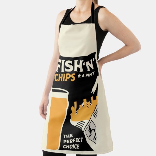 Tablier British Classic Fish and Chips (Insitu)