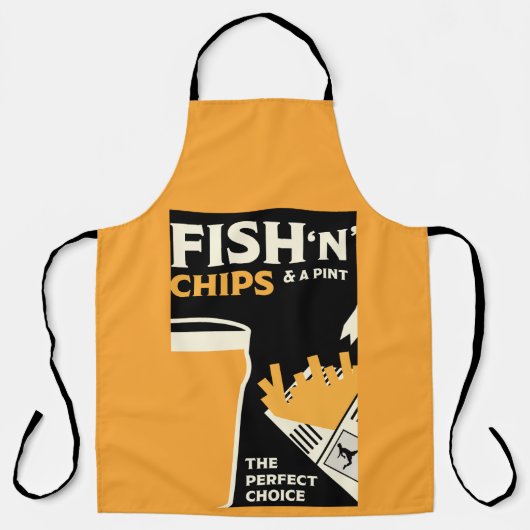 Tablier British Classic Fish and Chips (Recto)