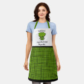 Tablier Broccoli ne vous aime pas non plus Personnalisé (Porté)