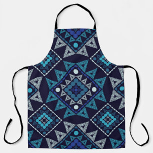 Tablier Broderie ethnique Boho Motif sans couture