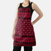 Tablier Broderie palestinienne Tatreez design imprimé (Insitu)