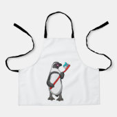 Tablier Brosse à dent de pingouin (Recto)