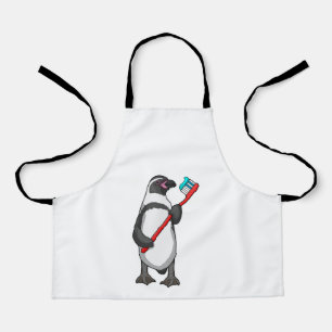 Tablier Brosse à dent de pingouin