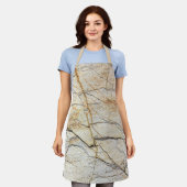 Tablier Brown and Black Textured (Porté)