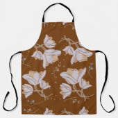 TABLIER BROWN, FLORAL (Recto)