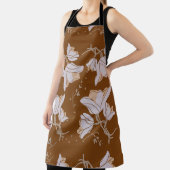 TABLIER BROWN, FLORAL (Insitu)