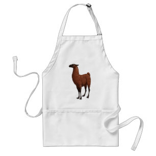 Tablier Brown Llama