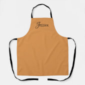 Tablier Brown simple nom de script simple (Recto)
