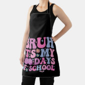 Tablier Bruh C'est mon 100 jours de l'école de papillon Di (Insitu)