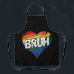 Tablier Bruh Mème Drôle Dire Bro Saluer Gay LGBT Pride<br><div class="desc">Bruh Mème Drôle Dire Bro Salutation Gay LGBT Pride Mois</div>