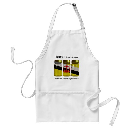 Tablier Brunei Drapeau Pots d'épices Apron (Devant)
