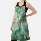 Tablier Brunette Princess : Aquarelle de la forêt de fées (Insitu)