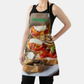 Tablier Bruschetta Antipasti aux haricots et arugula, (Insitu)