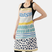 Tablier Brush Strokes : Abstrait Fun sans couture (Insitu)