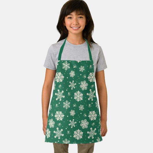 Tablier Buddy le Motif Elf Snowflake (Insitu)