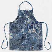 Tablier Bue Gris Marbre Noir & Veines Beige (Recto)