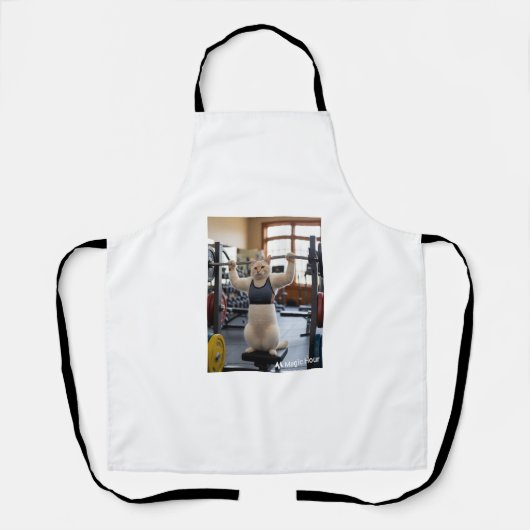 Tablier Buff Cat Kitchen Apron (Recto)