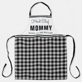 Tablier Buffalo Plaid Modern Moment Chef Personnalisé (Recto)
