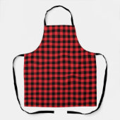 Tablier Buffalo Plaid Red Black Check (Recto)