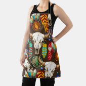 Tablier Buffalo Skull Native American Emblem (Insitu)