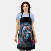 Tablier Bull Mastiff Passe Par Un Portail De Temps (Porté)