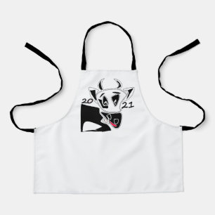 Tablier Bull symbole Nouvel An 2021 calendrier chinois noi