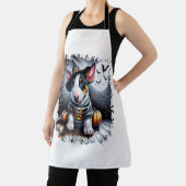 Tablier Bull Terrier Chien Halloween (Insitu)