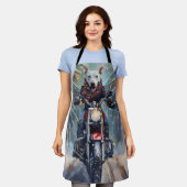 Tablier Bull Terrier Dog équitation moto Noël (Porté)