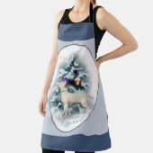 Tablier Bull Terrier Noël (Insitu)