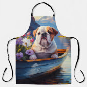Tablier Bulldog anglais sur une pagaie : une aventure Pitt (Recto)