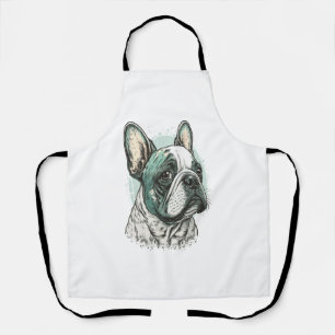 Tablier bulldog français