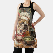 Tablier Bulldog Holiday Baking : Noël festif (Insitu)