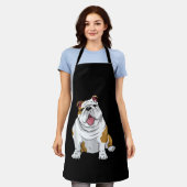 Tablier Bulldogs anglais Awesome Funny Bulldog Pups Chiens (Porté)
