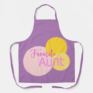 Tablier Bulles colorées de la tante préférée