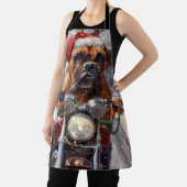 Tablier Bullmastiff à moto Noël (Insitu)