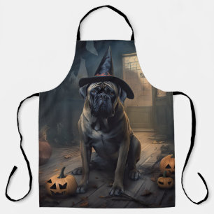 Tablier Bullmastiff Citrouilles Halloween effrayant