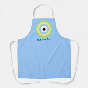 Tablier Bullseye combiné vert par Shirley Taylor