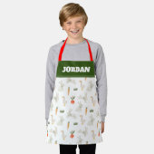 Tablier Bunnies & Canards sur le Motif de ferme (Porté)