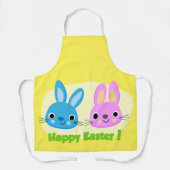 TABLIER BUNNIES "HAPPY EASTER" (Recto)