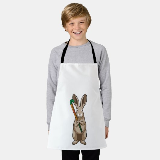 Tablier Bunny at Hockey (Porté)