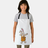 Tablier Bunny comme coiffeur avec peigne et ciseaux (Insitu)