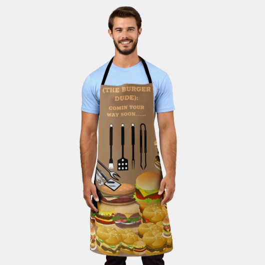 Tablier Burger Dude Apron (Porté)