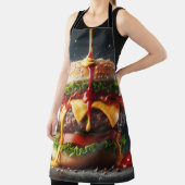 Tablier Burger with splashing sauce (Insitu)