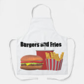 Tablier Burgers et frites (Recto)
