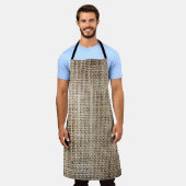 Tablier Burlap Hessian Arrière - plan Texture (Porté)