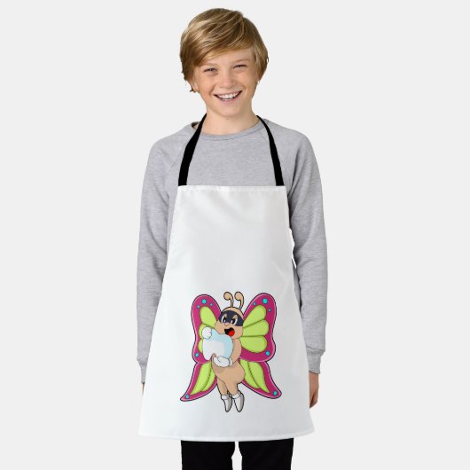Tablier Butterfly Dentist Teeth (Porté)