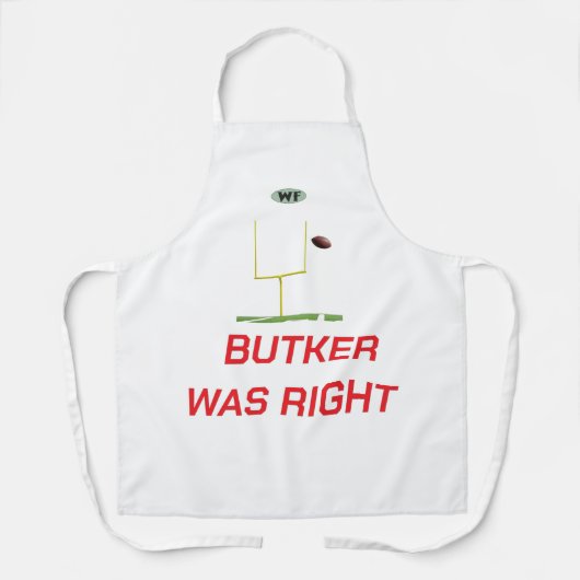 Tablier Button Avait Raison (Recto)