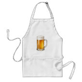 Tablier Buveur de bière froide mousseuse (Devant)