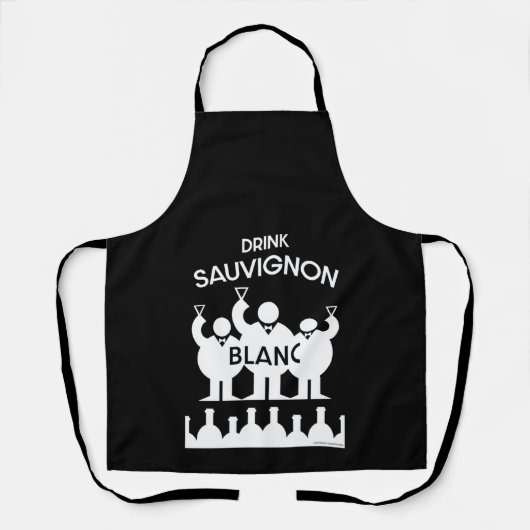 Tablier Buveur de vin de Sauvignon Blanc (Recto)