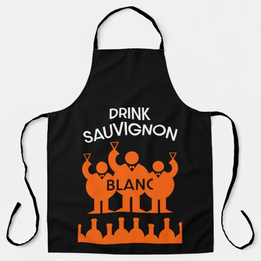 Tablier Buveur de vin Sauvignon Blanc (Recto)